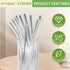 Piteno 12Pcs 4Pcs 8.5''x10MM, Set 6 6 4 Glass Straws with Brushes, Reusable Clear Glass Drinking Straws, of Straight