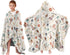 JOPJOLIW Space Adventure Hooded Towel for Kids, Planet Rocket Astronaut Hooded Poncho Blanket