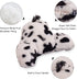 Aimuan Reading Pillow Bed Rest Pillow with Arms Plush Shaggy Fur Cushion for Adults Teens Incline Rest Sitting up