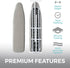 HOME GENIE Ironing Board Cover, Silicone Coating, Full Size Scorch Resistant Padding, Heavy Duty Silver Covers