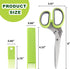 3 Packs Herb Scissors Set - 5 Blades with Herb Stripper Tools, Cool Kitchen Gadgets for Fresh Garden Herbs
