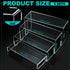Sintuff 24 Pcs 6 Set Acrylic Display Risers, Clear Acrylic Shelves for Table Decoration, Party Showcase Organizer