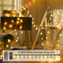 BYIZO 72 160 Crystal Globe & Star String Lights Plug in - FT LED Star Fairy String Lights with Remote Control Timer
