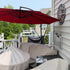 Wind Stabilizer Straps for Large Outdoor Umbrella, Adjustable and Reusable Cantilever Parasol Straps
