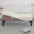 (S2-Ivory SPRINGRICO Stretch Dining Bench Cover, Removable Bench Slipcover Washable Bench Seat Protector Rectangle