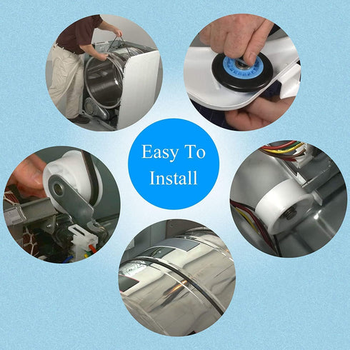 Ultra Durable DC97-16782A Dryer Drum Roller Replacement Kit by AMI, Compatible with Samsung Dryer, 4 Pack