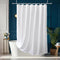 Long Shower Curtain Liner, 78 Inches Height, Water-repellent Fabric with 12 Hooks, White, 72x78