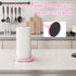 Countertop, Pink Paper Towel Holder Pink Kitchen Accessories Decor, One-Handed Tear, Stainless Steel, Weighted Base
