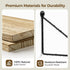 Set 2 Afuly Floating Wall Shelves Rustic Wall Mounted Hanging Shelf Farmhouse Wall Bookshelf for Bathroom Kitchen