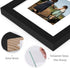 Golden State Art 6x6 Picture Frame, Solid Wood with Tempered Glass, Square Photo Frame Display Wall Decor