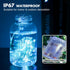 2Pack 78Ft 240LED, Battery Fairy Lights, Total Battery Operated Fairy Lights with Remote and Timer, RGB Color Changing
