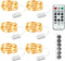 6PCS Fairy Lights Battery Powered with Remote, 7ft 20LEDs Warm White Twinkle