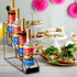 Coffee Syrup Rack for Coffee Bar Accessories, Organizer Holds 4 Bottles, Fits with Torani and Monin Syrup