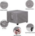 (25"x25"x17", Easy-Going Square Patio Ottoman Cover, Waterproof Outdoor Ottoman Cover, Fade Resistant Patio Side Table