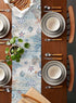 Lsrtoss 48 Inches Summer 13" 48" Coastal Crab Table Runner Long Farmhouse Dress Scarves, Nautical Beach Starfish Coral