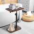 360 180 comfoyar Couch Side Table Adjustable Height, C Shaped End Table for Bed Chair and Small Space, Swivel Flip