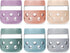 Gemice 6-Pack 10 oz Overnight Oats Containers with Lids and Silicone Sleeves,