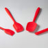 4 Piece Silicone Spatula Set, Flexible Heat Resistant Non-scratch Baking Cooking Rubber Spatulas with Stainless Steel