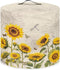 Air Fryer Cover - Pressure Cooker Dust Cover for 6 Qt Instant Pot, with Top Handle and Accessories Pockets, Sunflower