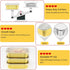 LNYZQUS 30oz Aluminum Pans, 20 Pack Foil Baking Tins with Lids, 7"x5" Disposable Cake Tin