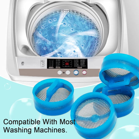 4pcs Washer Water Inlet Valve Filter Screens, Compatible with Most Automatic Washing Machines (Blue)