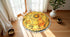 32 Inch ICC Large Round seat Floor Cushion Chair Ottoman Cover Pouf Pillow Meditation Floor Cushions for Adults Seating