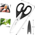iBayam 1-Pack Kitchen Scissors, All Purpose Kitchen Shears 8.5" with Sheath, Black Kitchen Accessories