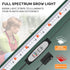 6 6/12/18H, 5 Dimmable Growing(Pack 2) SDOVUERC Bars Grow Light Strips for Indoor Plants with Auto ON/Off Timer Levels