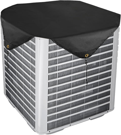 Air Conditioner Covers for Outside Units, Heavy Duty Water-Resistant Central AC Cover 36 x 36 Inch, Black