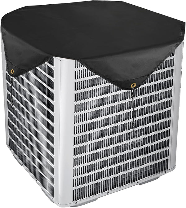 Air Conditioner Covers for Outside Units, Heavy Duty Water-Resistant Central AC Cover 36 x 36 Inch, Black