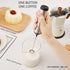 Handheld Coffee Frother, USB-Rechargeable Milk Frother, Adjustable for Cappuccinos, Hot Chocolate, Egg Mix