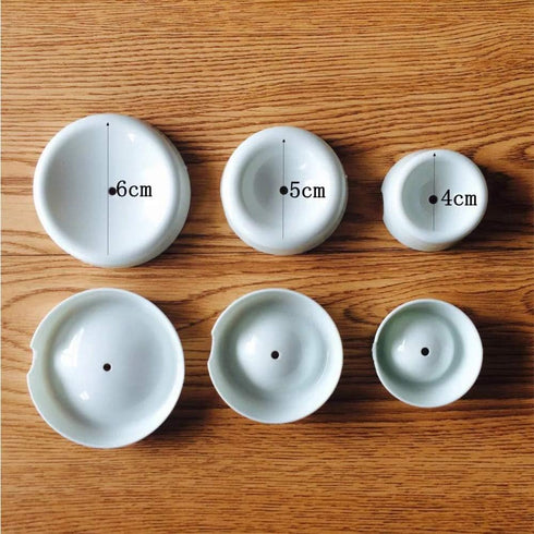 Set of 12 Fondant Forming Cups - Button Shaped Drying Holder for Cake Decorating Tools by EORTA