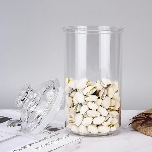 34oz Acrylic Storage Jar with Airtight Lid, Ideal Canister Container for Sugar, Tea, Spices & Bath Salt