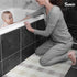 Set 2 0.4Inch Plaid(Size:17"x28"&17"x47") Sunlit of Anti Fatigue Kitchen Floor Mat, Non Slip Waterproof Comfort