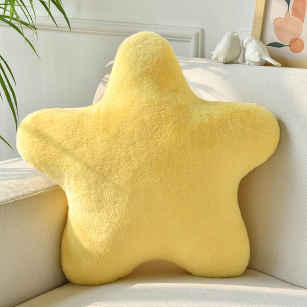 Xiashrk Star Pillow, Decorative Throw Pillows for Bed Couch, 15" Star Shaped