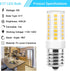 E17 LED Bulbs Dimmable 5W, 40W Incandescent Equivalent, Natural White 4000K, Fits Whirlpool Maytag GE Microwaves