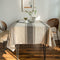 ArtBud Burlap Cotton Linen Table Clothes Farmhouse Tablecloth Striped Picnic Table Cover Heavy