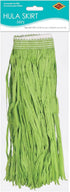 Beistle Adult Size Green Paper Grass Hula Skirt, Short Luau Costume Accessory, One