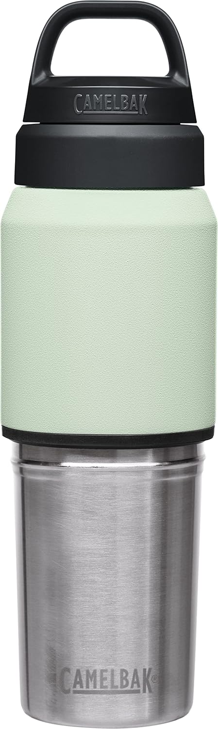 CamelBak MultiBev Insulated Water Bottle & Travel Cup, Stainless Steel
