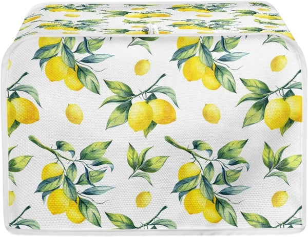Lemon Toaster Covers - Anti-Fingerprint Lightweight Covers for Most 2-Slice Toasters, Universal Size