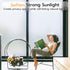LUTE Frosted Glass Window Film, Static Cling Removable Heat Control Coverings for Bathroom, 17.5" x 78.7" (Pure)
