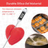 2Pcs Windspeed Red Candy Thermometer Pot Clip Holder for Digital Thermometer, Candle Soap Jam Cooking (No Thermometer)