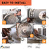 Upgraded Dryer Heating Element Coils Kit WE11X10007, Compatible with GE Hotpoint Dryer, 6 Ceramics Insulators