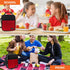 opux Premium Insulated Lunch Box, Red Soft School Lunch Bag for Kids, Leakproof Compact Cooler Tote for Men Women