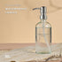 MaisoNovo Hand Soap Dispenser, 16.9 fl oz Clear Glass with Silver Pump, Bathroom Soap Dispenser x 1