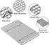 Baking Sheet with Rack Set - 2 Pans + 2 Racks, Wildone Stainless Steel Cookie Sheet with Cooling Rack