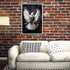 Kisappeared 24x36inch Vintage Gothic Wall Art White Crow Poster Print Canvas Victorian Style Dark Academia Room