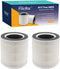 Flintar VK-6067B True HEPA Replacement Filters, Compatible with Vremi and HOKEKI, 3-in-1 H13 Grade Filter Set, 2 Pack
