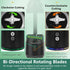 Portable Blender for Shakes and Smoothies, 24oz USB Rechargeable Type-C Personal Blender, Black