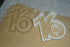 NUMBER 16 SWEET SIXTEEN BIRTHDAY COOKIE CUTTER, MADE IN USA, PR108-16